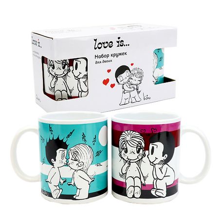 Кружка ND PLAY Кружки Love is Вдохновение любви наклеек с фразами о любви 29 шт