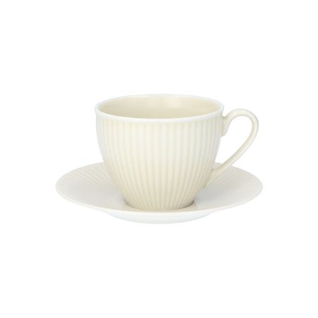 Чайная пара Cmielow Dalia GL04 кремовый 15 см 320 мл