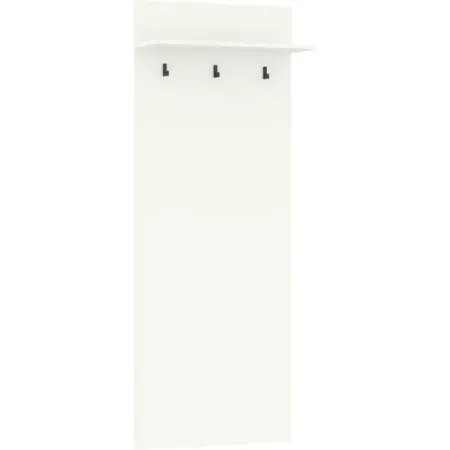 Вешалка настенная для одежды 3 крючка 60x155.4x1.6 см цвет белый лед руководство по созданию одежды для кукол nbyinto