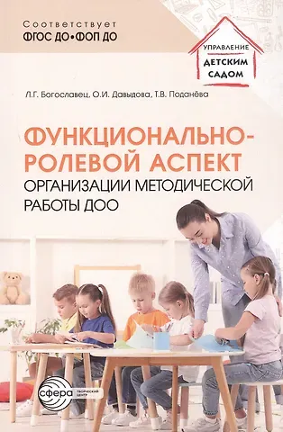 Ольга Ивановна Давыдова, Лариса Геннадьевна Богославец, Татьяна Владимировна Поданева Функционально-ролевой аспект организации методической работы ДОО. ФГОС ДО. ФОП ДО
