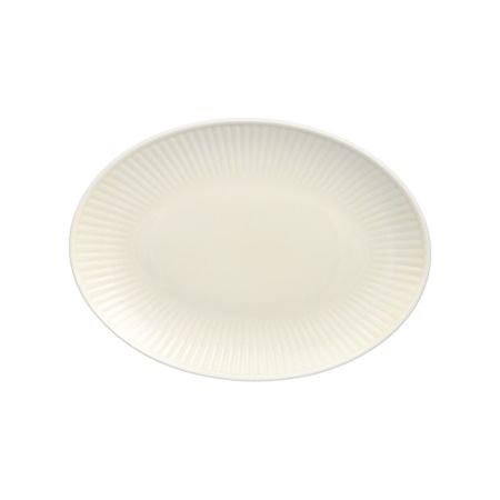 Блюдо Cmielow Dalia GL04 овальное кремовое 33 см