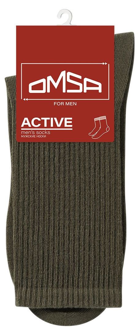 Носки мужские Omsa Active 116 с высокой резинкой Militari, р 39-41