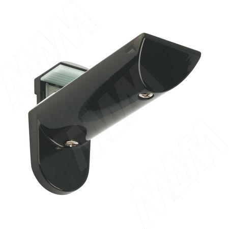 KAIMAN Менсолодержатель для деревянных и стеклянных полок 7 - 41 мм, черный (2 шт.) (7033 BP) менсолодержатель для деревянных и стеклянных полок без фиксации l 200 мм   2шт su06 set cr