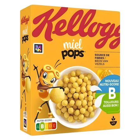Хлопья Kellogg's mielpops медовые шарики 330 г