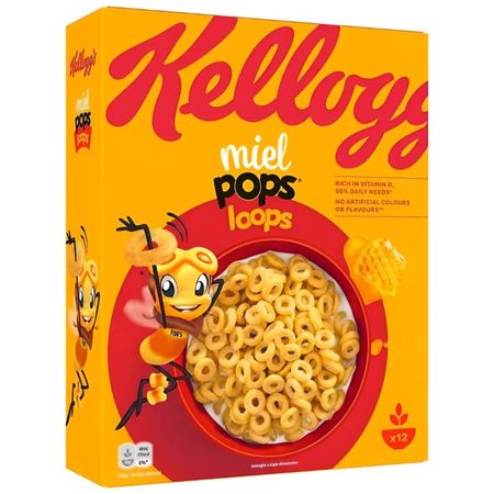 Хлопья Kellogg's miel колечки медовые 330 г