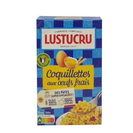 Ракушки яичные Lustucru 250 г