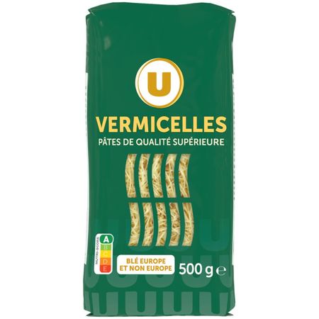 Изделия Sistem U макаронные вермишель мелкая 0,5 кг