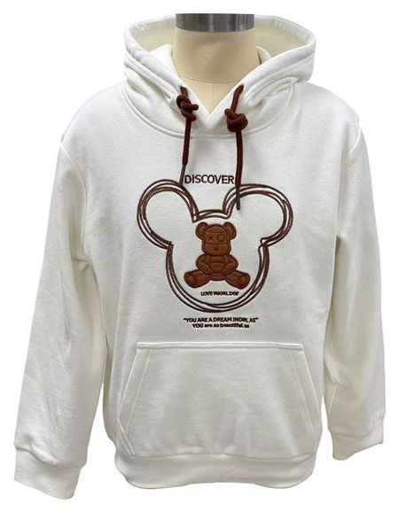 Толстовка для девочки Discover белая екатерина дмитриевна быстрова приключения девочки насти