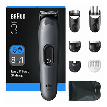 Триммер для волос BRAUN Универсальный триммер Series 3 AIO3540 8 в 1 универсальный топливный шланг трубка праймера запасные части воздуходувки для бензопилы триммер карбюратор для mcculloch для бензопилы