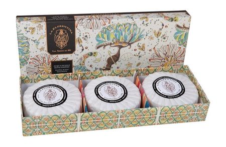 La Florentina Giardino Segreto Collection Marine Water and Hawthorn Soap Set