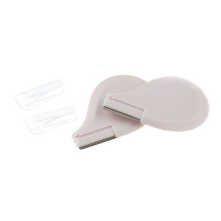 Прибор для ухода за лицом DEWAL BEAUTY Бритва бежевая для бровей со съемным лезвием мини алмазные диски dt diatool со съемным хвостовиком 6 мм