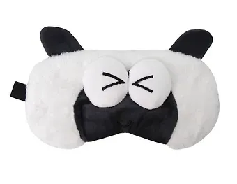 Маска для сна Овечка с объемными глазками щурится (плюш) (пакет) (12-37132-202505-S56) (Lafilaf)