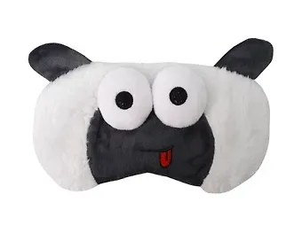 Маска для сна Овечка с объемными глазками дразнится (плюш) (пакет) (12-37132-202505-S57) (Lafilaf)