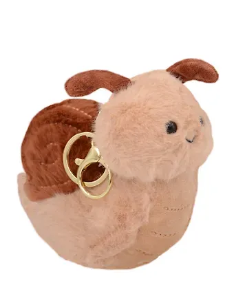 Брелок Улитка коричневая (текстиль) (14см) (14-1644-202505-T40)