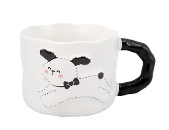 Кружка Kawaii Собачка (белая) (керамика) (400мл) (12-16187-202505-B14)