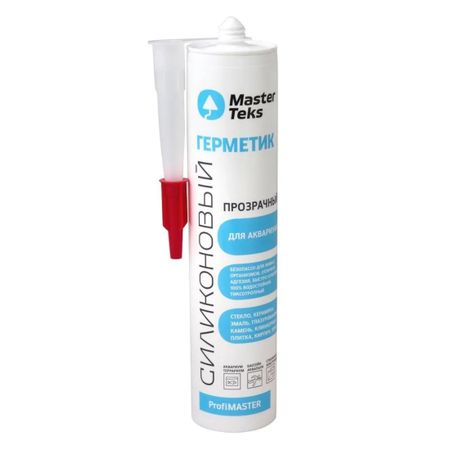 Герметик силиконовый MasterTeks PM для аквариумов прозрачный 290 мл