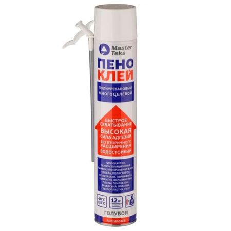 Пено-клей полиуретановый MasterTeks PM бытовой многоцелевой 750 мл