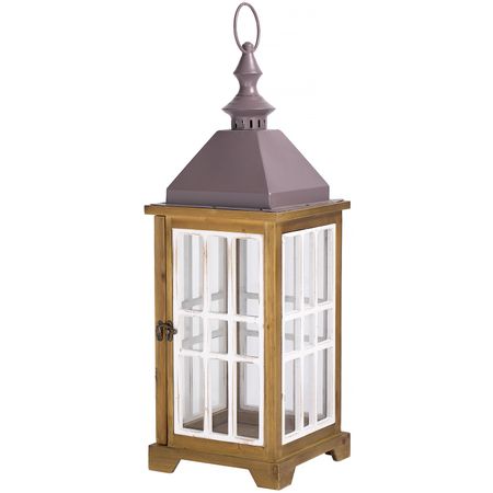 Подсвечник-фонарь Glasar 18х18х55 см