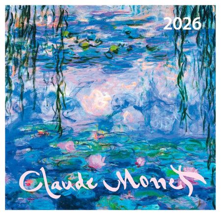 Календарь настенный Эксмо Клод Моне на 2026 год, 170х170 мм