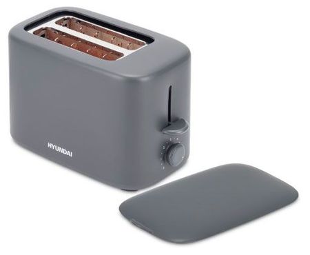 Тостер HYUNDAI HYT-4308 750Вт с крышкой графитовый