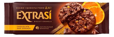 Печенте сдобное ExtraSi Гранола с шоколадом и апельсином, 150 г