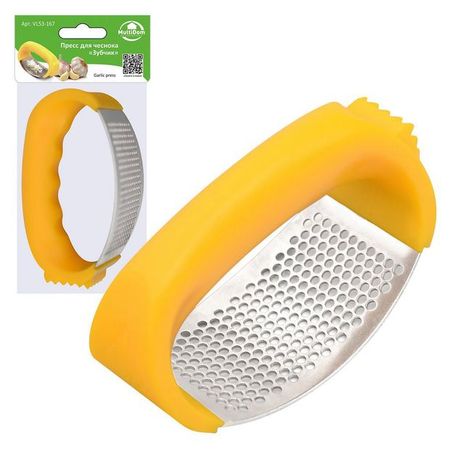 Пресс для чеснока Мультидом Зубчик, 11х7х5 см
