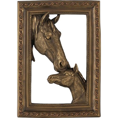 Декор настенный Glasar Лошади30х7х36 см