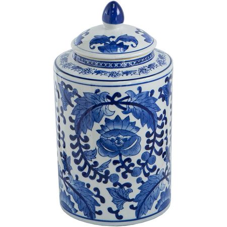 Ваза с крышкой Glasar 19х19х34 см