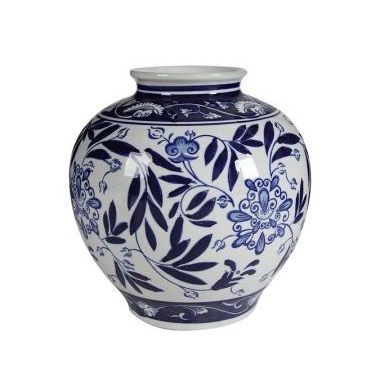 Ваза Glasar фарфоровая в классическом китайском стиле 22x22x23см