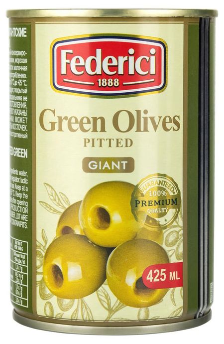 Оливки гигантские Federici без кости, 400 г элис сиболд милые кости