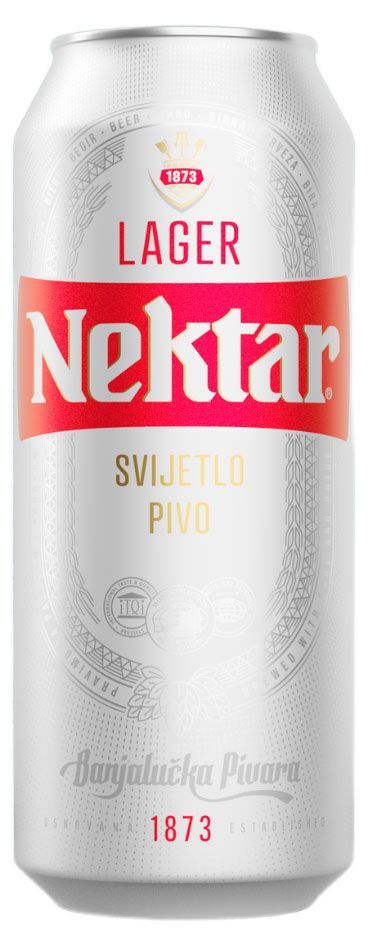 Пиво светлое Nektar 5,0%, 500 мл