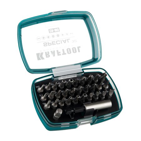 Набор бит Kraftool Special-32 (2610-H32) PH/PZ/SL/TORX 25 мм с адаптером (32 шт.) серводвигатель ручного тормоза 12 6 torx 3c0998281a 3c0998281b 998281 для vw passat cc b6 b7 sharan audi q3 alhambra