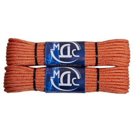 Шнур плетеный полипропиленовый 16 прядей d6 мм 20 м МДС светоотражающий