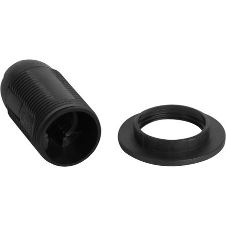 Патрон для лампы E14 Duwi ПВХ 60 Вт IP20 люстровый черный (24525 4)