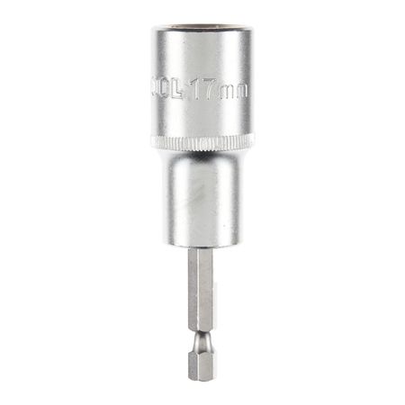 Адаптер для болтов и саморезов Kraftool Nut Driver (26396-17) 17 мм L80 мм магнитный шестигранная головка адаптер торцовой головки bx103045 b 1 2 на 3 8 низкопрофильный