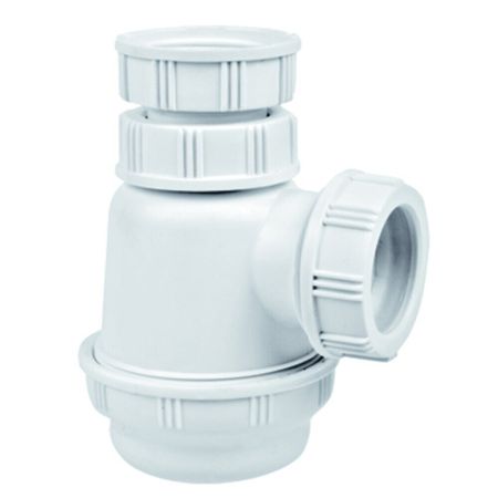 Сифон для раковины и биде Wirquin Виркэн 1 1/4х32 мм с соединением 32 мм белый (30987142)