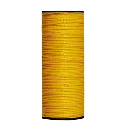 Нить крученая полипропиленовая 2 пряди желтая d1,2 мм 100 м МДС без сердечника