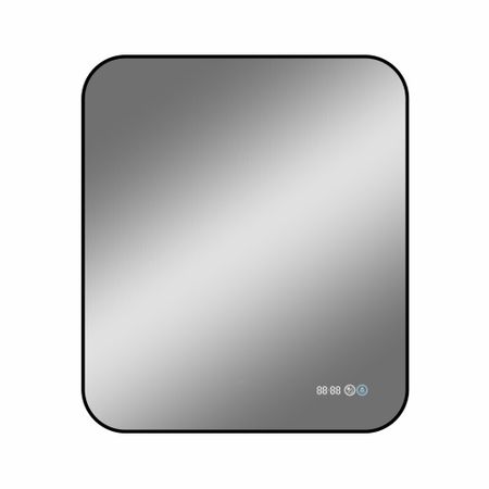 Зеркало с подсветкой прямоугольное 60х70 см с часами Continent Caseiro Led (ЗЛП5051) саньшао танцзя боевой континент том 1 перерождение ученика douluo dalu combat continent маньхуа