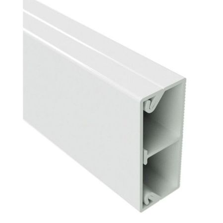 Кабель-канал мини DKC TMC 50/2х20 мм белый 2 м с перегородкой (00314DIY) мини аккумуляторная отвертка donumeh 3 6в 2000 мач