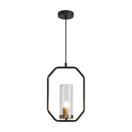 Светильник подвесной Freya Lumi E27 60 Вт 2 кв.м черный IP20 (FR5524PL-01BBZ)