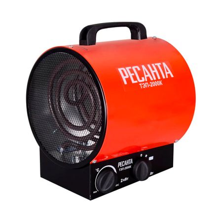 Пушка тепловая электрическая 2 кВт Ресанта ТЭП-2000К прямого нагрева (67/1/7) михаил михайлович бенцианов князья бояре и дети боярские система служебных отношений в московском государстве в xv xvi вв