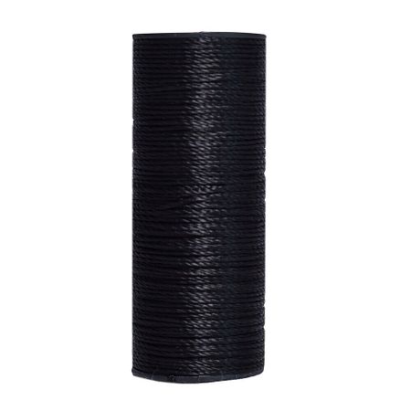 Нить крученая полипропиленовая 2 пряди черная d1,2 мм 100 м МДС без сердечника