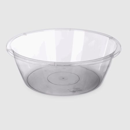 Таз Asude Plastik ЭКО №3 прозрачный 7,5 л, 34х34х12 см, в ассортименте