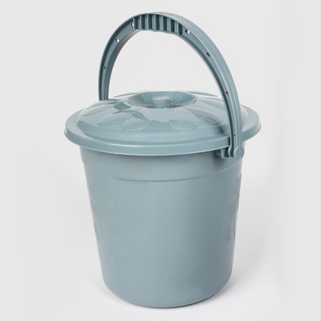 Ведро Asude Plastik Yonca для воды 5 л, 23х23х24 см, в ассортименте