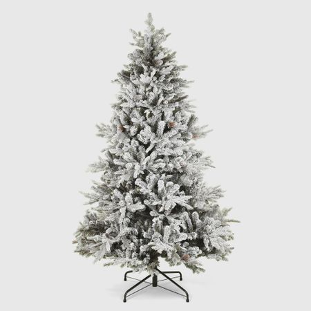 Ель искусственная Царь-Ёлка морозная с шишками 230 см