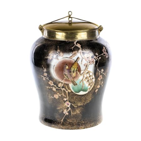 Ваза с крышкой Glasar, черная с птицами, 24x24x31 см яков лазаревич барсков переписка московских масонов xviii века 1780–1792 гг исправл и допол изд