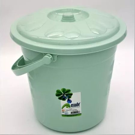 Ведро Asude Plastik Yonca для воды 20 л, 37х37х34 см, в ассортименте