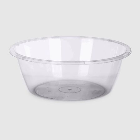 Таз Asude Plastik ЭКО №1 прозрачный 4 л, 27,5х27,5х10 см, в ассортименте