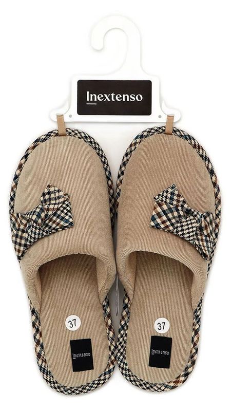 Тапочки женские InExtenso с закрытым носом размер 37, 1 шт в ассортименте анатолий рясов с закрытым ртом драматические тексты