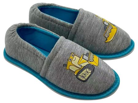 Тапочки для мальчика InExtenso Трактор серо-синие ольга евгеньевна вербицкая кот и трактор